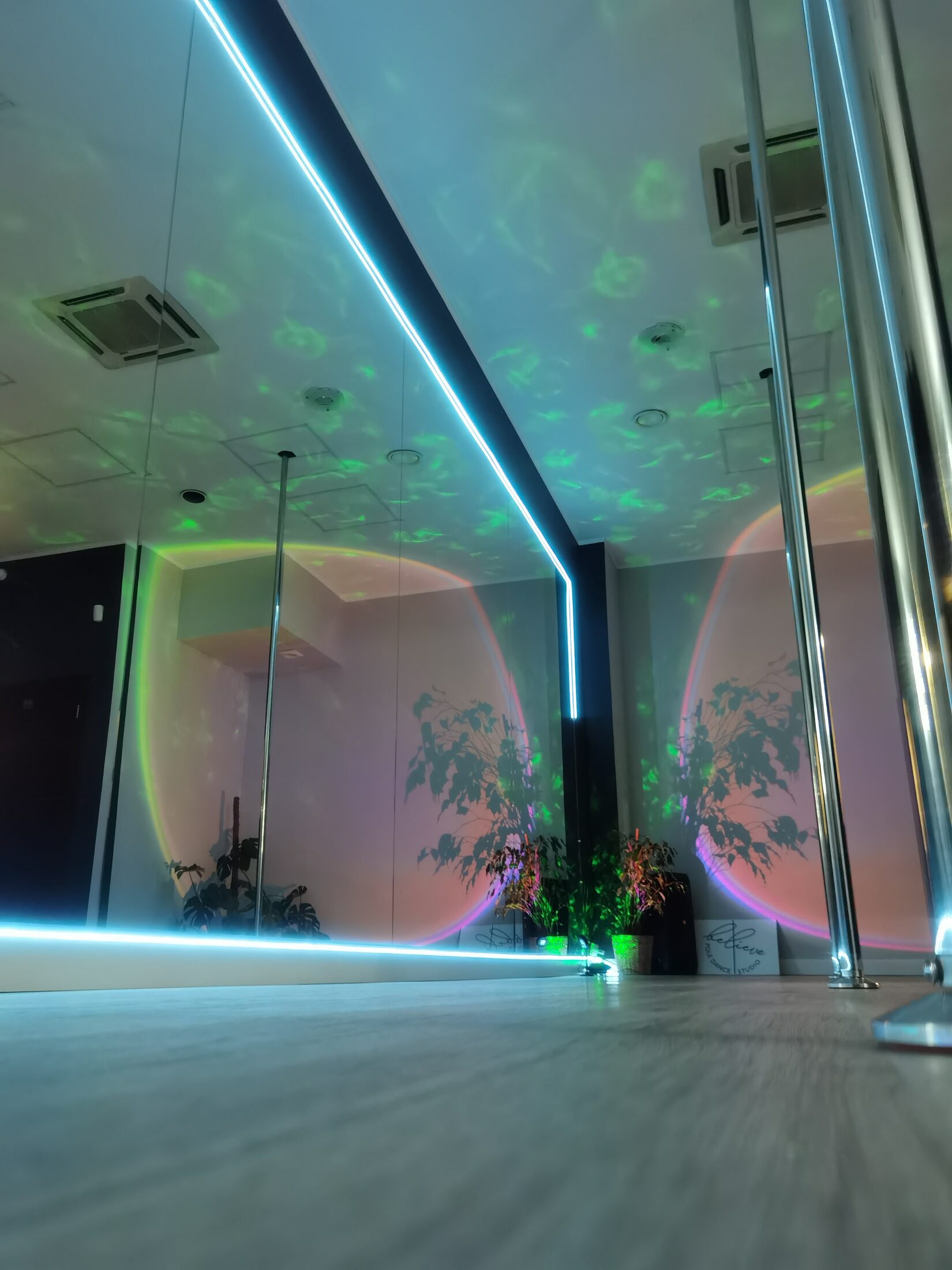 Wnętrze Believe Pole Dance Studio